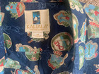 Vintage Kahala Hawaiian Aloha Golf Themed Button Shirt Size M