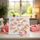 50 Pcs 15mm Multicoloured Mini Rose Flowers Satin Ribbon Bows Appliques Diy S   