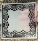 Lace Border Frames Embossing Folders Design Objectives Boho Unique 6x6 Lot Of 3