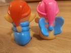 Vintage Playskool Glo Worm  Gloworm Glo Friends Figures X 2 Lot