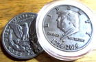 1776-2026 Donald Trump 3d Raised Hobo Nickel Dollar Coin Art 250th Anniversary