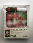 Vintage Wonderart  Christmas Latch Hook Kit 4895 Santa Claus  18    X 24    Unopened