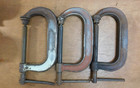  3  Jh Williams Cc-406 Deep Throat Vintage C-clamps Last Chance Before Flea-mkt