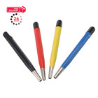 4 Piece Fiberglass Scratch Brush Pen Set 4 5 Inches  Red  Yellow  Blue  Black