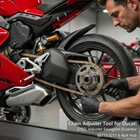 Steel Chain Adjuster Tool For Ducati Single-sided Swingarm  Eccentric Hub C