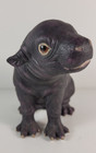 1993 Lenox Porcelain Pygmy Hippo Smithsonian Endangered Wildlife Animals Figure 