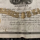 Copper Emporer Mining Company  Arizona Stock Certificate  Issued 1883 For 200 Sh
