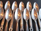 One  1  Georg Jensen Acorn Sterling Silver Flatware Fruit Spoon-5 7 8 mint   