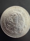 1985 Mexico Libertad Onza 1 Oz  999 Pure Silver Uncirculated