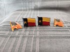 Texas Flag Vintage Antique Cufflinks Lone Star State American Flag Lapel Hat Pin