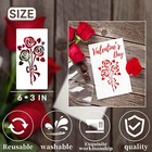24 Pieces Wildflower Stencils For Painting  Reusable Leaf Flower Stencil Art Dra