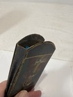 Antique French Cheroot Case  Hand Painted Portrait Of A Victorian Lady C1800s
