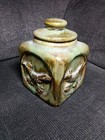 Harding Black Roadrunner Lidded Jar canister - 1972
