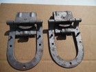  5 Vtg Barn Door Horseshoe Hangers Rollers  big 4  I Think     Fb 99 9 Not 92 3