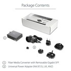 Startech Compact Gigabit Ethernet Fiber Media Converter W  Sfp Transceiver