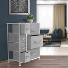 Dresser Bedside 7 Drawers  Furniture Storage Tower Unit For Bedroom  Office