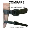 25-pack Heavy Duty 16 Inch 175lbs Zip Cable Tie Down Strap Wire Uv Black Nylo   