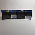2 New Sealed Tdk Tc30 Blank Vhs-c Camcorder Video Cassette Tape Hg Ultimate