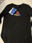Playstation Boys 2pc Cotton Pajama Set Black gray Long Sleeve Logo 9-10y