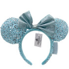 Disney-parks Ears Frozen Arendelle Aqua Minnie Ears Gift Girl Blue Headband New