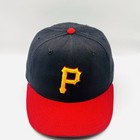 Vintage Pittsburg Pirates Fitted Hat 7 5 8 Wool New Era Mlb Two Tone Usa 90s Vtg
