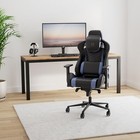 Rs Gaming    Davanti Vegan Leather High-back Gaming Office Chair  Black blue  Bifm