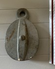 Vintage Wilcox  Crittenden Galvanized Cast Iron Nautical Boat Pulley
