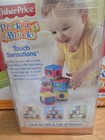 2003 New In Box Fisher Price Peek A Blocks Touch Sensations 6 Blocks