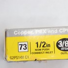 Brasscraft Outlet Turn Straight Valve Copper 1 2  X 3 8  G2ps14x C1