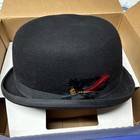 Black Derby Hat 7 3 8