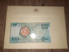 Portugal 100 Escudos P 179c Fil 1987 Banknote Fdc 300 Years Of Paper Money