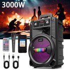 3000w Portable Bluetooth Speaker Sub Woofer Heavy Bass Sound System Party remote
