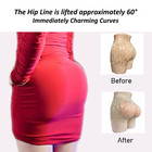 Bimei 1000g Self-adhesive Silicone Padded Women Butt Hip Up Padded Enhancer