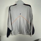 Fila Us Open 2001 Mens Medium Gray Half-zip Fleece Jacket Pullover Zip Pockets