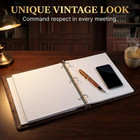 Vintage Professional 3 Ring Binder Organizer  1-inch Round Rings  8 5  X 11 
