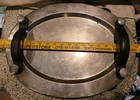 Vintage Buchanan   s Deluxe Scotch Whisky Silver Plate Tray W leather Handles 18 