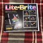 Magic Screen Retro Style Lite Brite Kids Toy Game Set Battery Included  187 Pegs