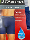 Hanes Men s Boxer Briefs Tagless Cotton Stretch Xl 40 -42  Wicking 3 Pairs