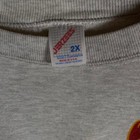Vintage 90s Jerzees Fire Department Cartoon Crewneck