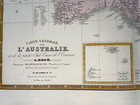 Australia New Zealand Oceania C  1880 Brue Large Antique Map