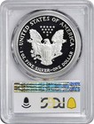 1997-p American Silver Eagle Dollar Pr70dcam Pcgs Proof 70 Deep Cameo