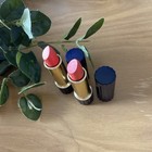 New Lot Of 2 Vintage Estee Lauder All-day Lipstick Blue Ribbed Tube Mango