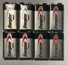 Energizer Max 9v 9 Volt Alkaline Batteries 8 Count Exp 12 2026 Brand New