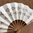 Vintage Nishikawa Ryu Dance Group Mai-ougi Sensu Japanese Fan Implement