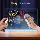 Lumiboard Led Drawing Board With 7 Colors 13 x10  Acrylic Dry Erase Board With L