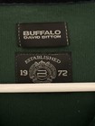 Men   s Buffalo David Bitton Size M Green Polo Sweater Cable Knit Short Sleeve