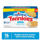 Hostess Twinkies Snack Golden Sponge Cake With Cr  me Filling 16 Count Free Ship
