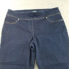 Van Heusen Jeans Women s Size 10 Dark Pull On Stretch Extensible Waist 
