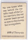 1978 Wonder Bread Battlestar Galactica  19 Cylon Warrior