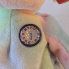 1999 B b Birthday Bear Rainbow B-day Ty Beanie Baby Retired Mwmt 10th Gen Mint